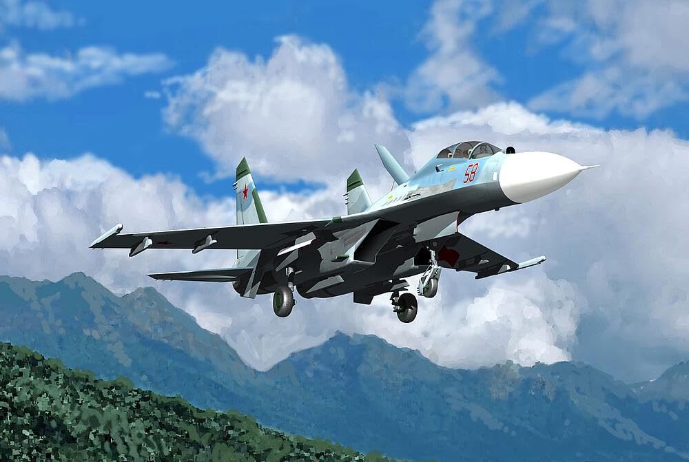 Amazon.co.jp: トランペッター 1/32 Su-27UB フランカー C プラモデル